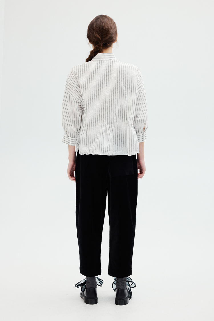 Cecil Pinstripe Blouse
